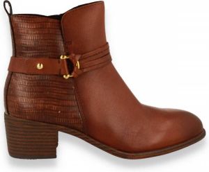 Marco Tozzi Dames Enkellaars Cognac COGNA