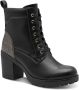 Marco Tozzi Veterlaarsjes hakken enkellaars veterschoenen in vegan-verwerking - Thumbnail 1