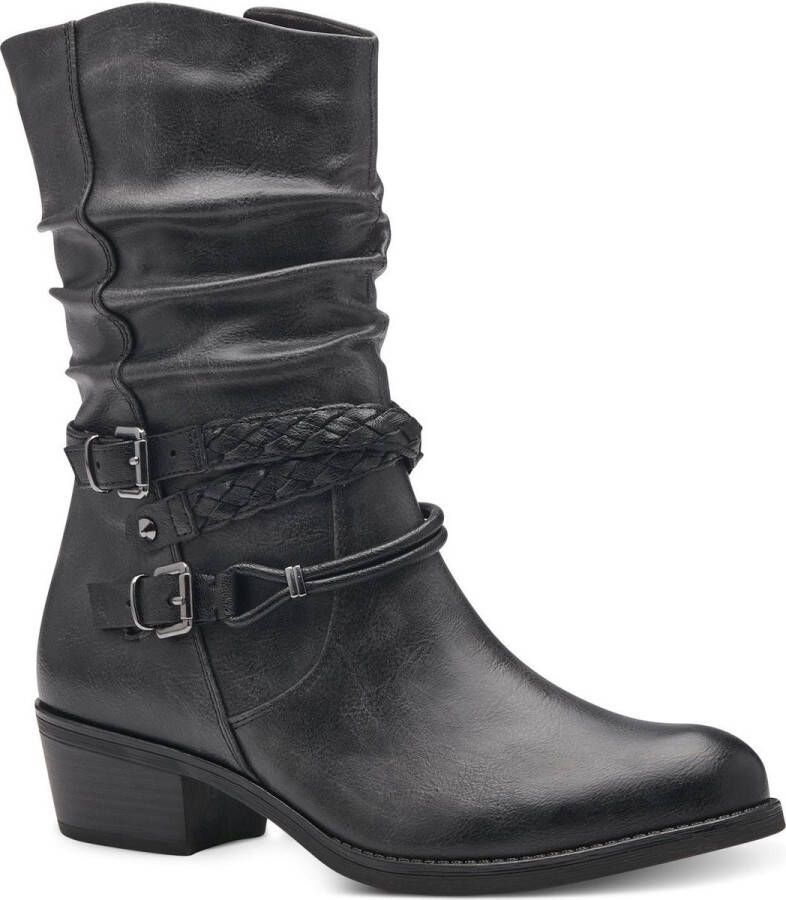 Marco Tozzi MT Soft Lining Dames Boot Heel ANTHRACITE COM