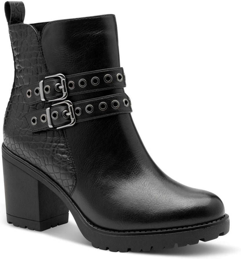 Marco Tozzi Dames Enkellaarsje 2-25409-45 001 F-breedte