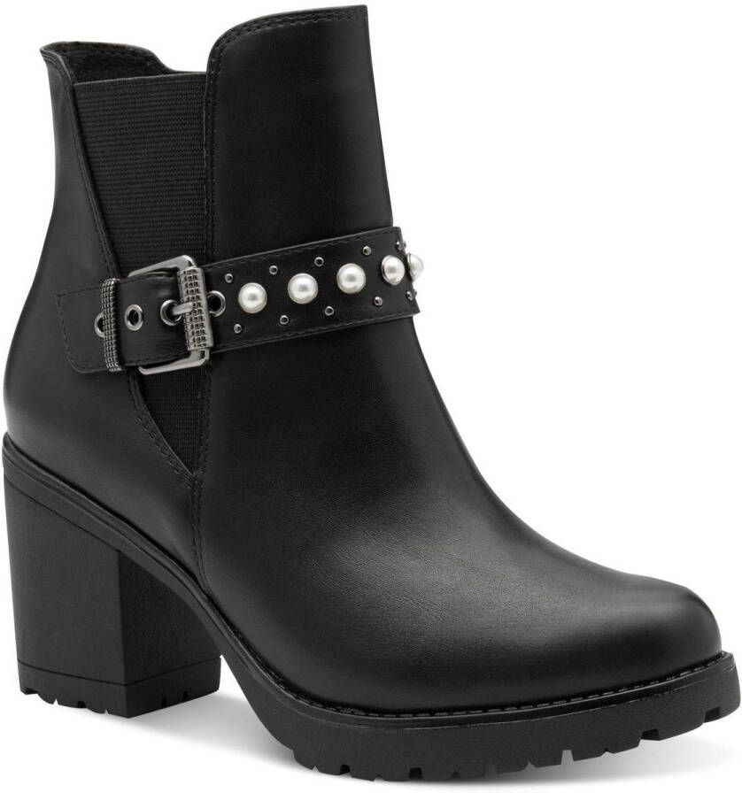 Marco Tozzi Dames Enkellaarsje 2-25425-45 001 F-breedte