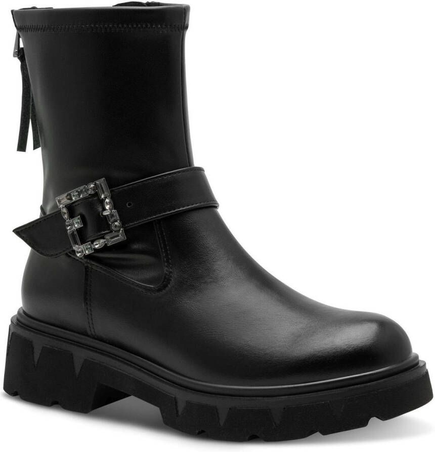 Marco Tozzi Dames Enkellaarsje 2-25463-45 001 F-breedte