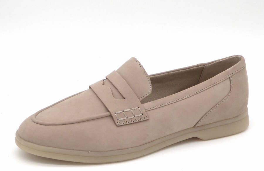Marco Tozzi Dames Instapper Loafer 24603-349 Taupe