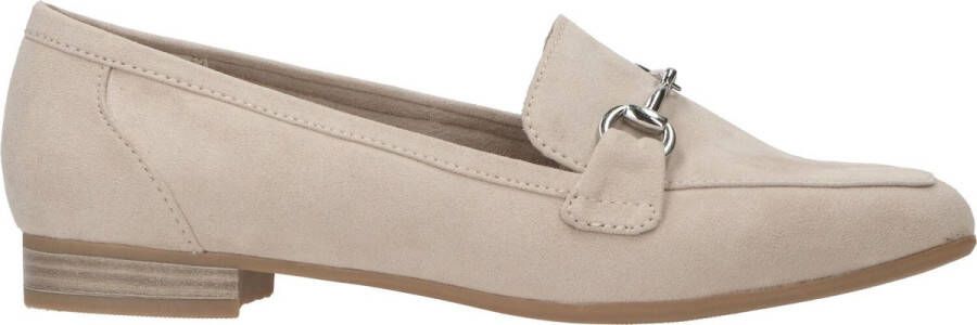 Marco tozzi Beige Suedine Loafer voor Dames Beige Dames