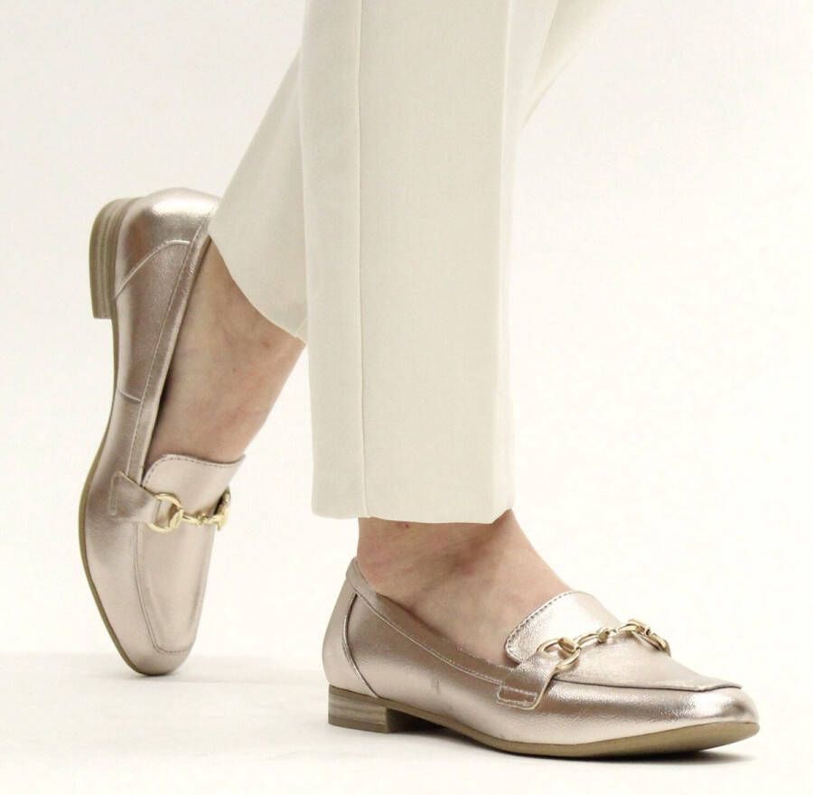 Marco Tozzi dames loafer Goud