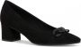 Marco tozzi Zwarte Suède Pumps met 5 cm Hak Black Dames - Thumbnail 1