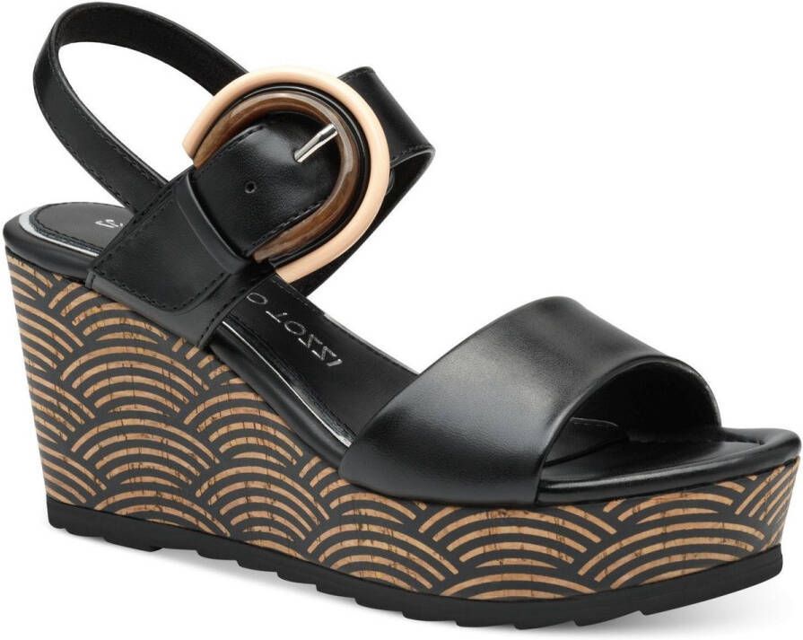 Marco Tozzi Dames Sandaal 2-28306-44 001 F-breedte