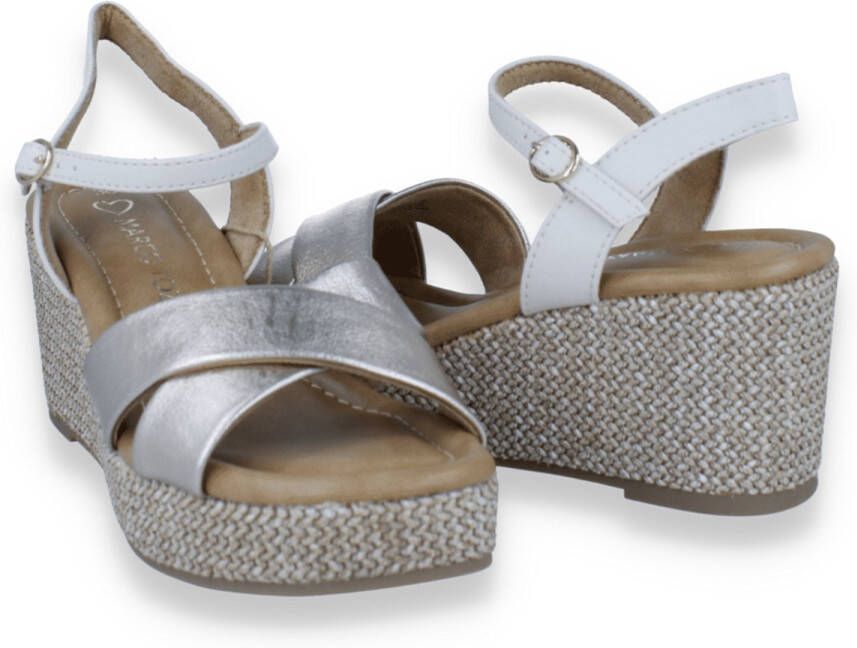 Marco Tozzi 2-28397-42-960 dames sandalen sportief metallic
