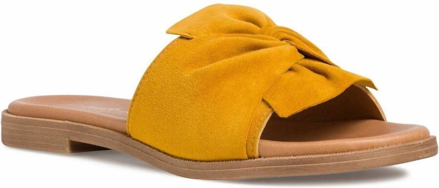 Marco Tozzi Dames Slip-on schoen geel F-breedte