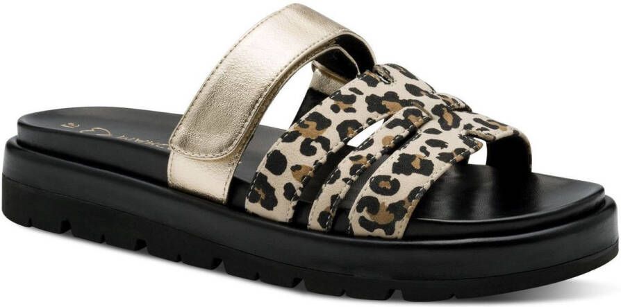 Marco Tozzi Leopard Sandalen bruin Synthetisch Dames