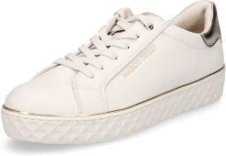 Marco Tozzi Plateausneakers met mooie metallic-details vrijetijdsschoen halfhoge schoen veterschoen