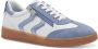 Marco Tozzi Plateausneakers vrijetijdsschoen lage schoen veterschoen met contrast bies - Thumbnail 1