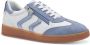 Marco Tozzi Plateausneakers vrijetijdsschoen lage schoen veterschoen met contrast bies - Thumbnail 1