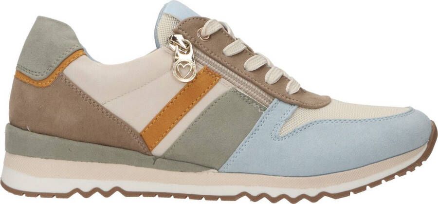 Marco Tozzi Dames Sneaker 23707-453 Blauw Combi