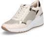 Marco Tozzi Sneakers met sleehak vrijetijdsschoen lage schoen veterschoen in vegan uitvoering - Thumbnail 1
