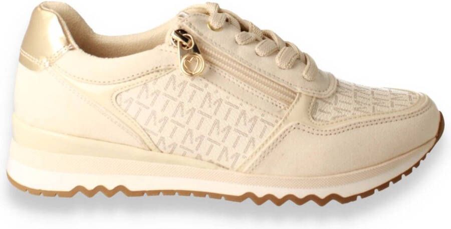 Marco Tozzi Dames Sneaker 23749-993 Lichtbeige