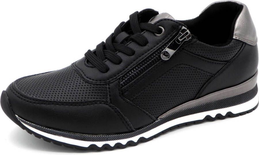 Marco Tozzi Dames Sneaker 23782-091 Zwart