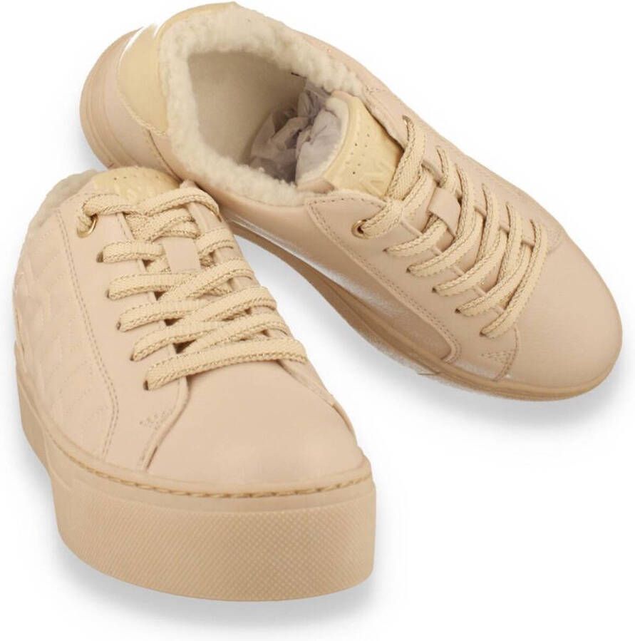 Marco Tozzi Dames Sneaker Cream Comb BEIGE