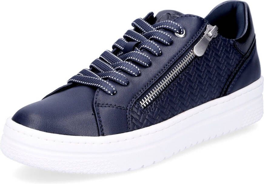 Marco Tozzi dames sneaker marineblauw