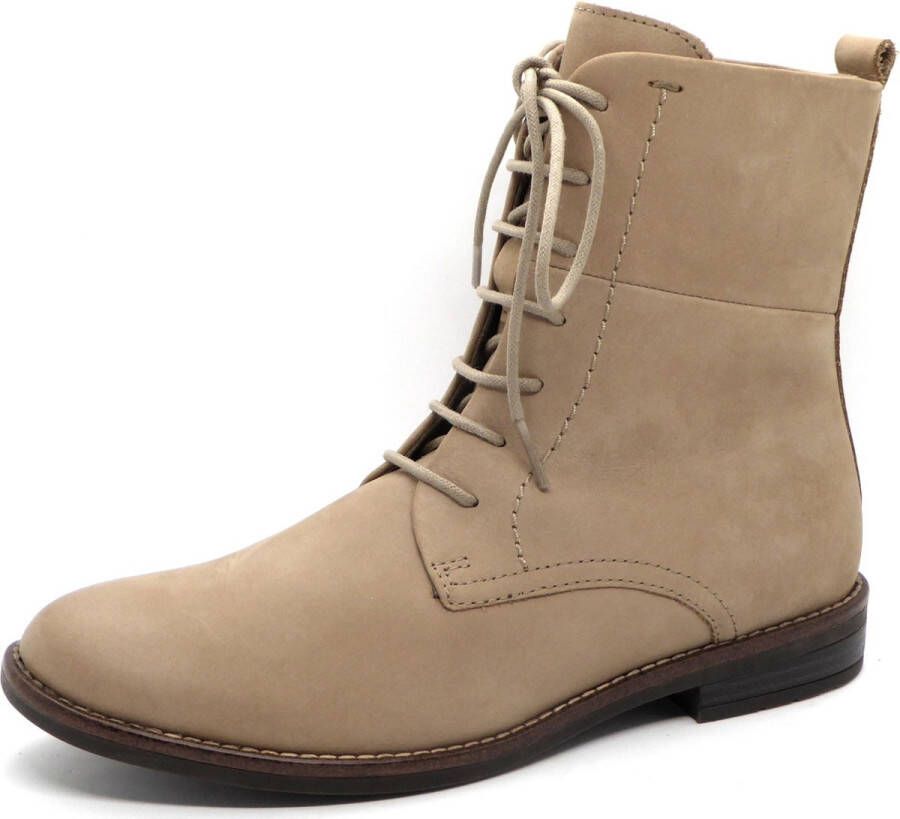 Marco Tozzi Dames Veterboot 25104-324 Beige