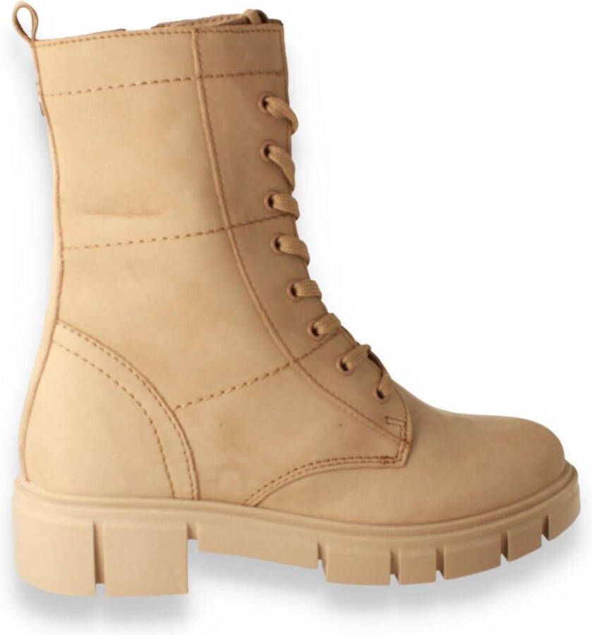 Marco Tozzi Dames Veterboot 25211 341 Taupe