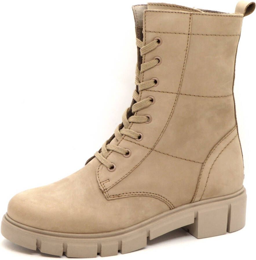 Marco Tozzi Dames Veterboot 25211-341 Taupe