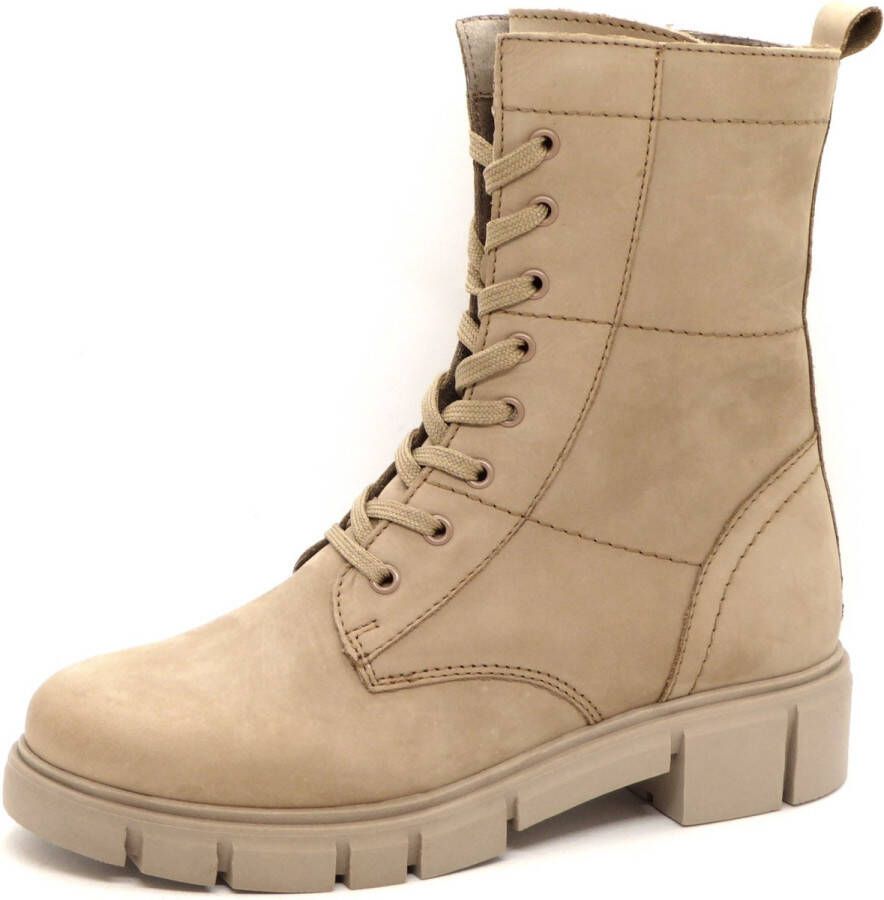 Marco Tozzi Dames Veterboot 25211-341 Taupe - Foto 1