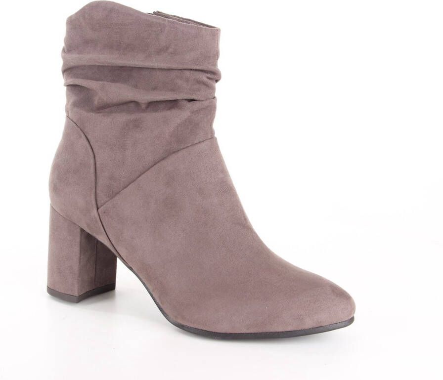 Marco tozzi Stijlvolle Taupe Suède Enkellaars Gray Dames