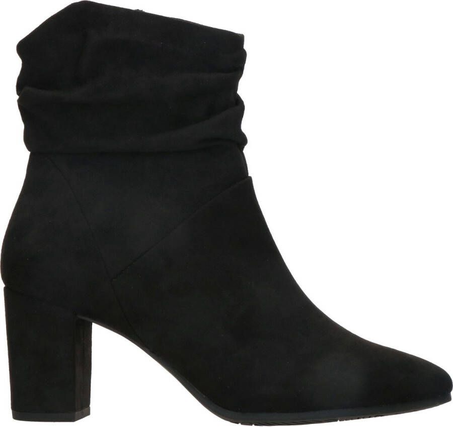Marco tozzi Stijlvolle Zwarte Suède Enkellaars Black Dames