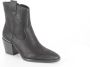 Marco tozzi Zwarte Western Stijl Enkellaars Black Dames - Thumbnail 1