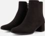 Marco tozzi Zwarte Vegan Enkellaars Black Dames - Thumbnail 1