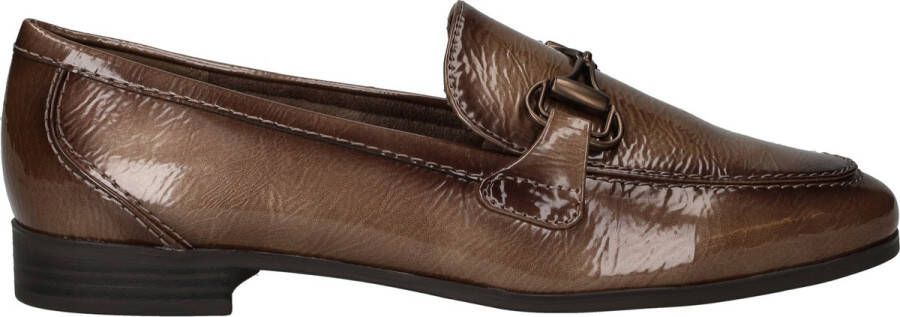 Marco Tozzi 2-24248-45-341 dames instappers gekleed beige
