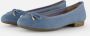 Marco Tozzi MT Vegan Soft Lining + Feel Me insole Dames Ballerina's LIGHT BLUE JEANS - Thumbnail 1
