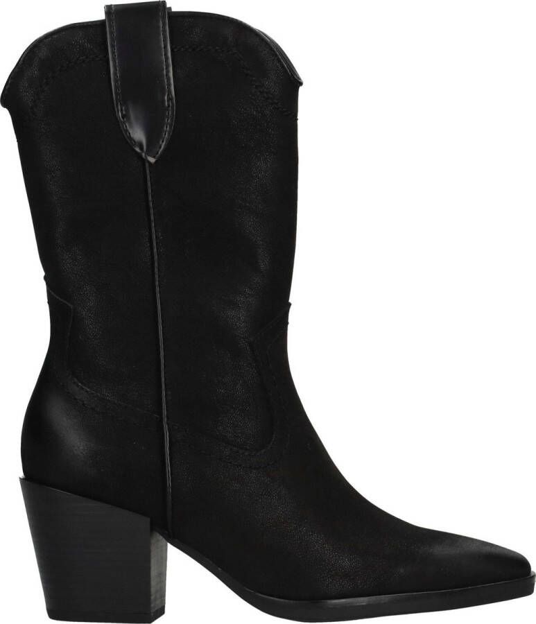 Marco tozzi Western Stijl Zwarte Kuitlaars Black Dames