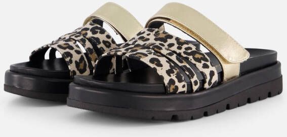 Marco Tozzi Leopard Sandalen bruin Synthetisch Dames