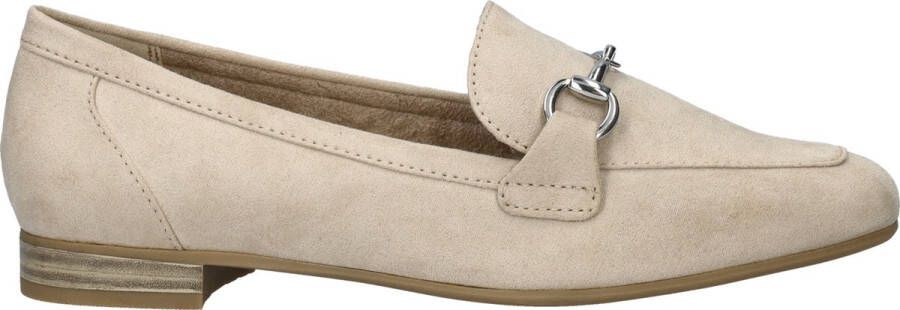 Marco tozzi Beige Suedine Loafer voor Dames Beige