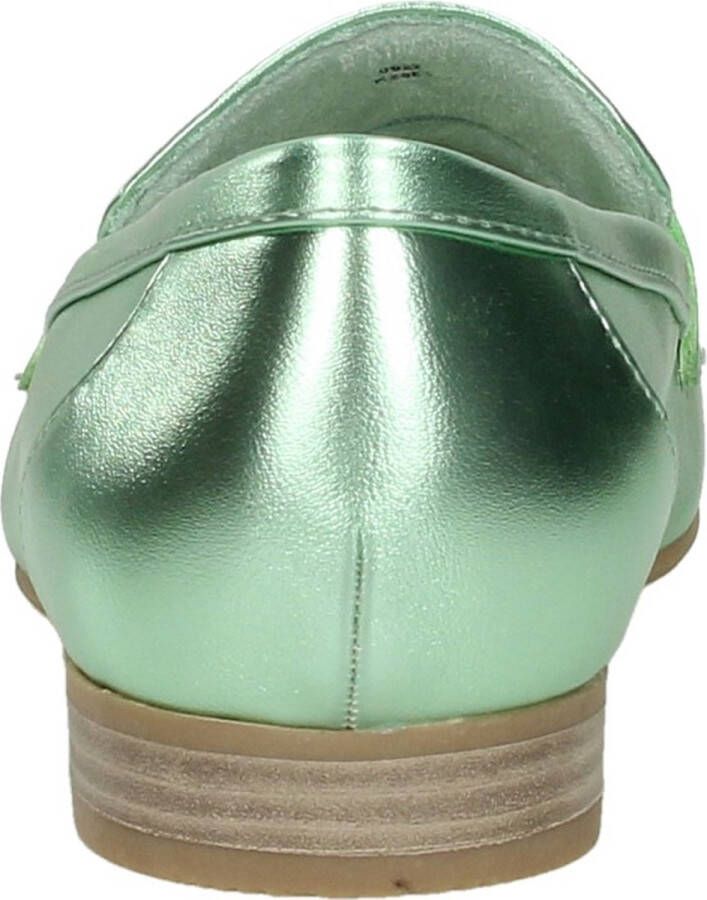 Marco tozzi Metallic Groene Loafer Green Dames