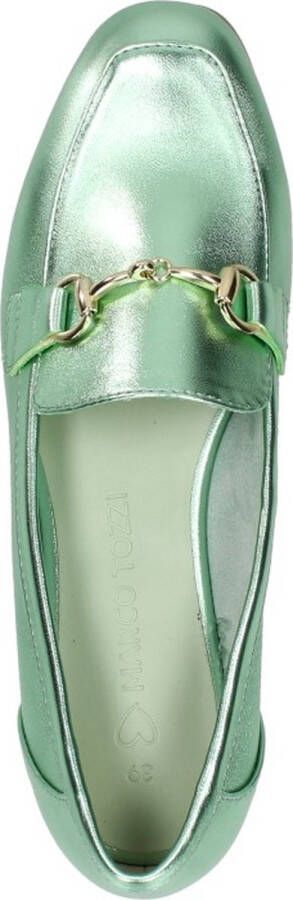 Marco tozzi Metallic Groene Loafer Green Dames