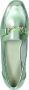 Marco tozzi Metallic Groene Loafer Green Dames - Thumbnail 1