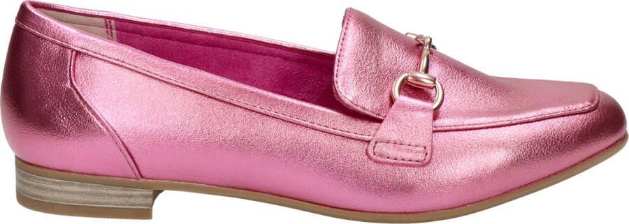 Marco tozzi Metallic Pink Loafers Pink Dames