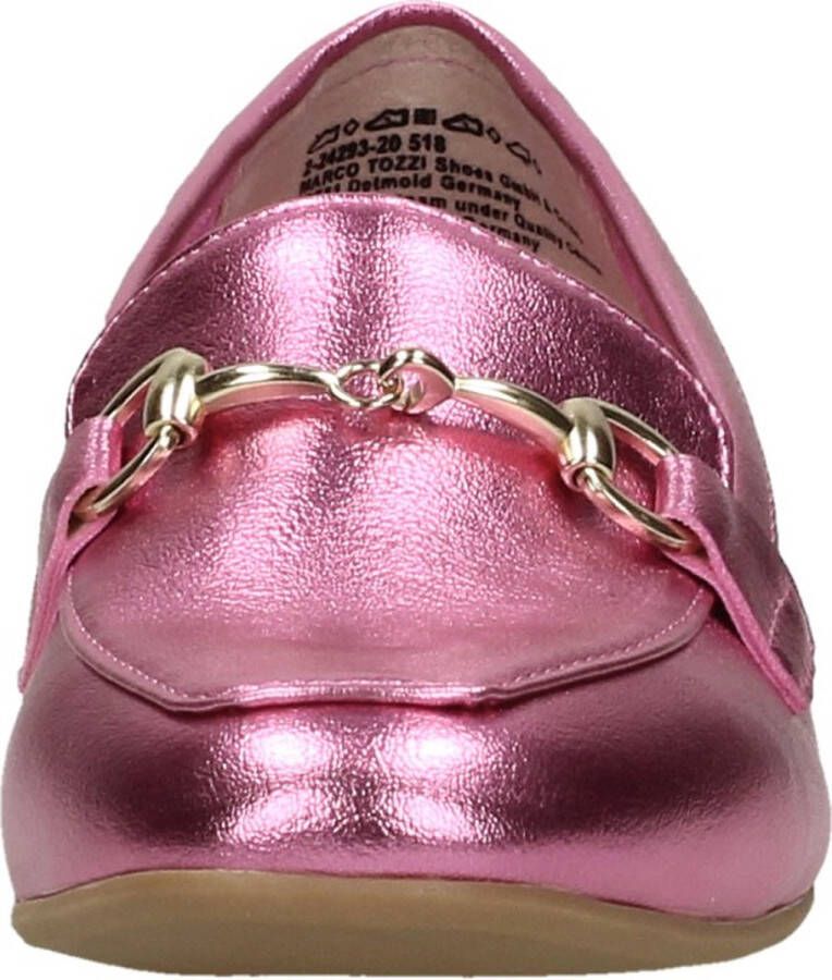 Marco tozzi Metallic Pink Loafers Pink Dames