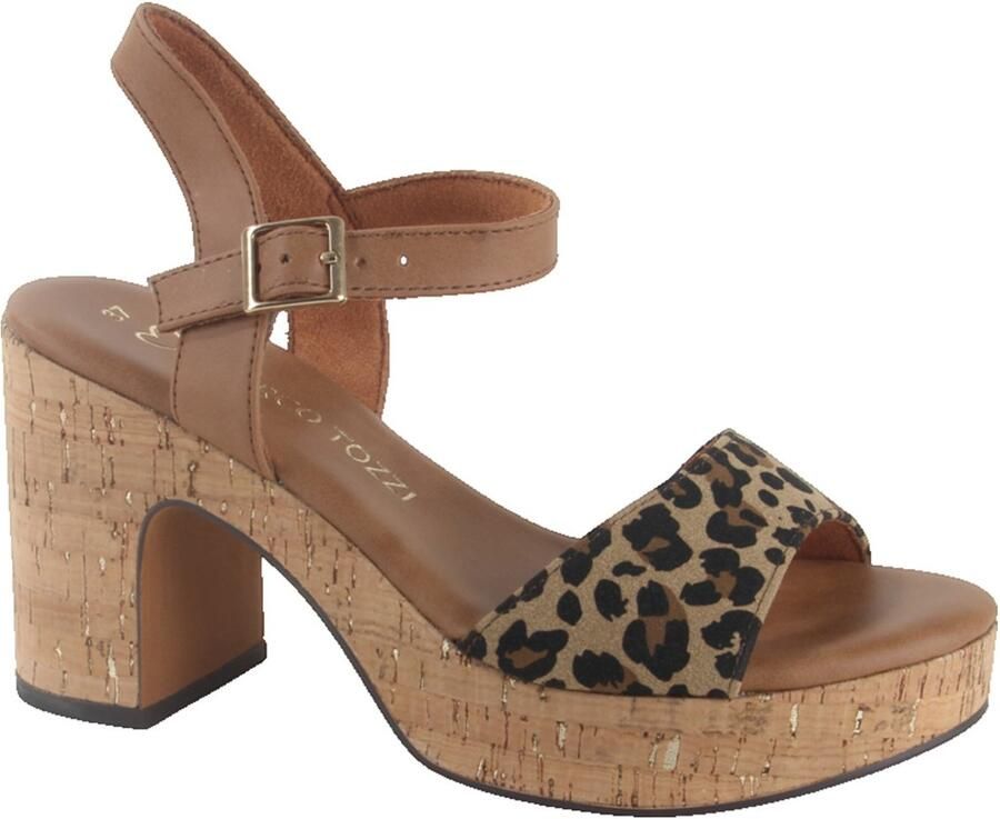 Marco Tozzi 2-28008-42-9E7 dames sandalen gekleed beige