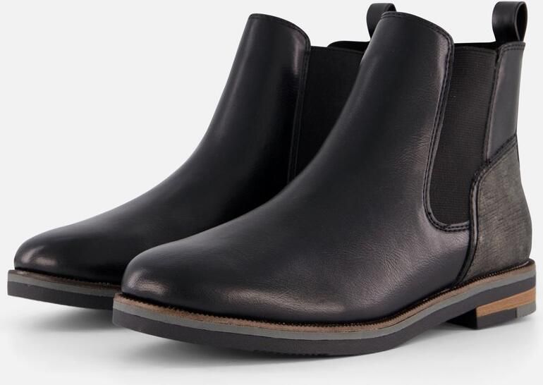Marco Tozzi Chelsea boots zwart Synthetisch Dames