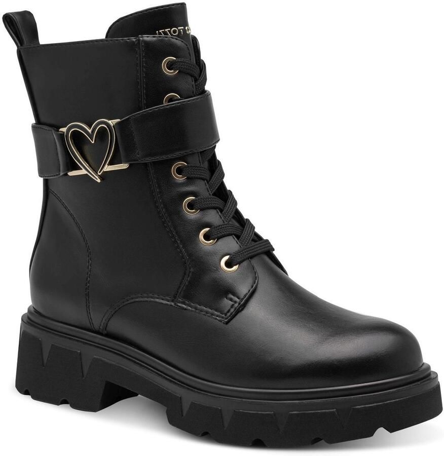 Marco Tozzi Dames Enkellaarsje 2-25247-47 001 F-breedte