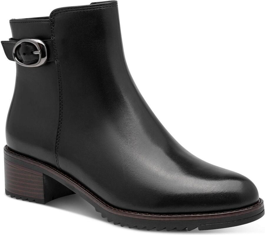 Marco Tozzi Dames Enkellaarsje 2-25377-47 001 F-breedte