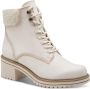 Marco Tozzi Winterlaarsjes blokhak veterboots winterboots met haken in bergbeklimmerslook - Thumbnail 1