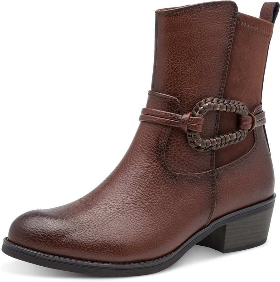 Marco Tozzi Dames Enkellaarsjes 2-25368-47-392 Vegan Laarzen Bruin - Foto 2