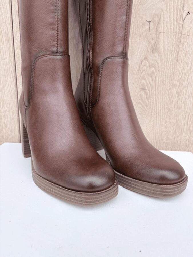 Marco Tozzi Dames Laars Cognac