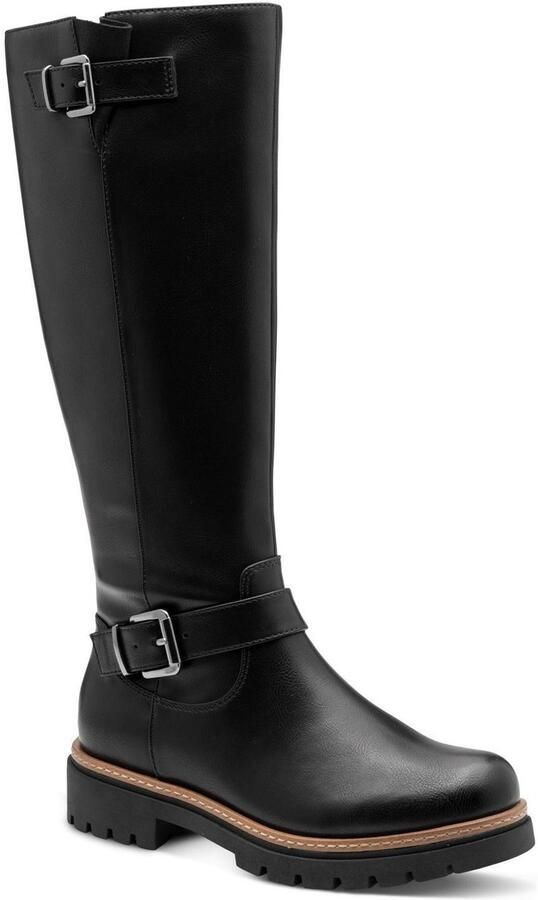 Marco Tozzi Dames Laarzen 2-25616-45 001 F-breedte