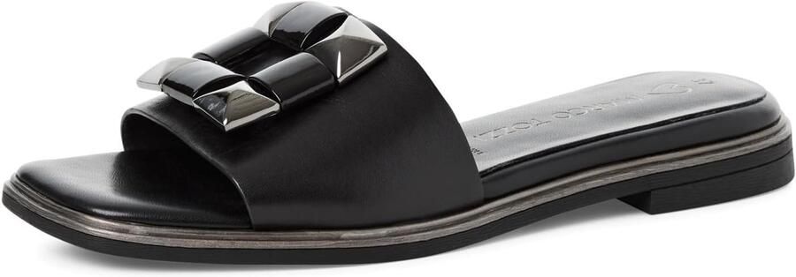 Marco Tozzi Dames Lederen Pantoffels Comfortabel & Stijlvol